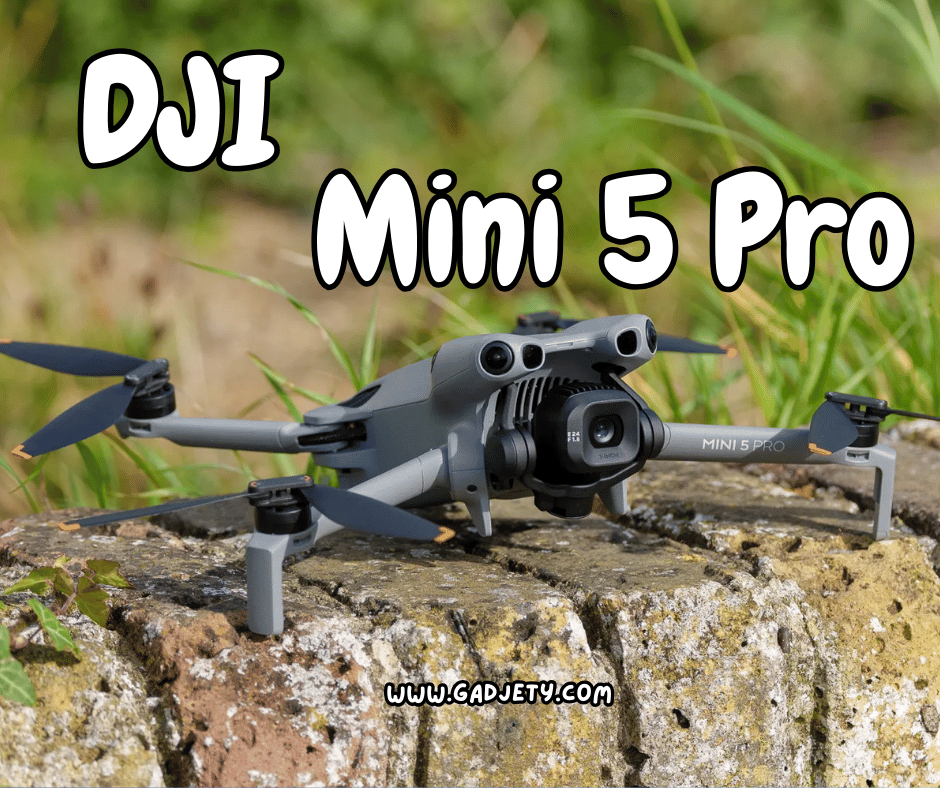 DJI Mini 5 Pro camera capturing stunning aerial views.