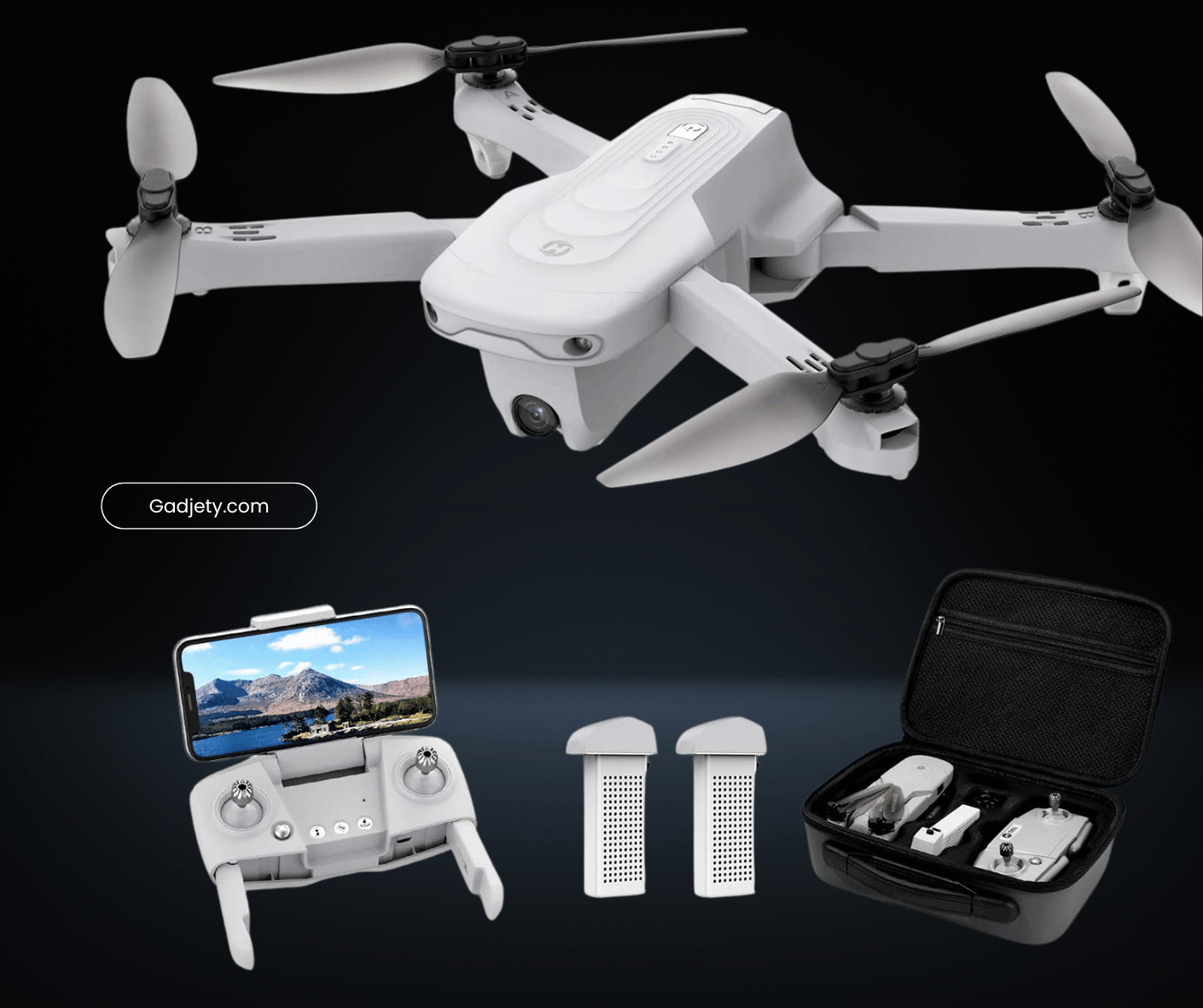 Holy Stone HS175D folding drone with HD camera.