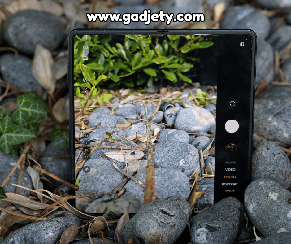 Honor Magic V3 unfolded displaying vibrant home screen.