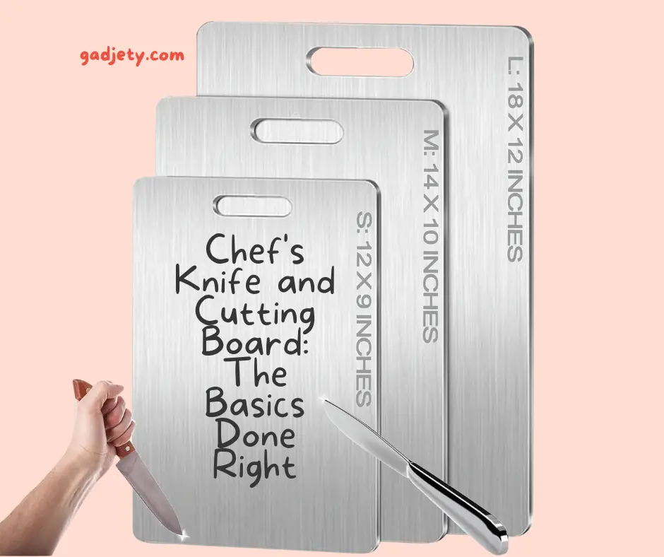 100% Pure Titanium Cutting Boards for Kitchen - Gadjety