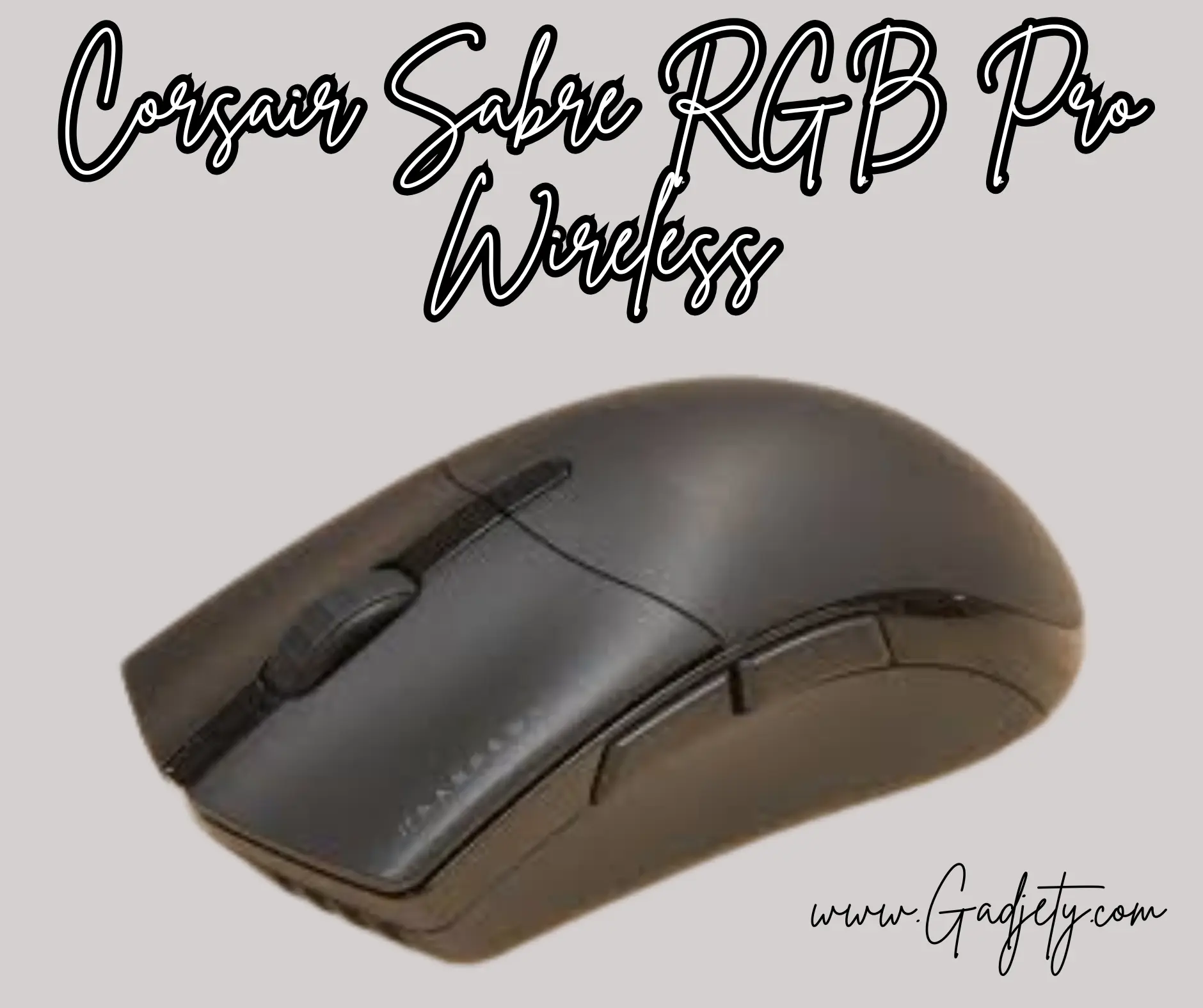 Corsair Sabre RGB Pro Wireless | Gadjety.com