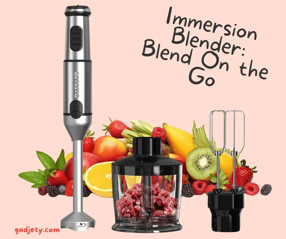Handheld immersion blender perfect for beginners - Gadjety